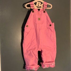 Carhartt Infant/Toddler fleece-lined overalls 18mo